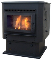 wood pellet and corn burning stove